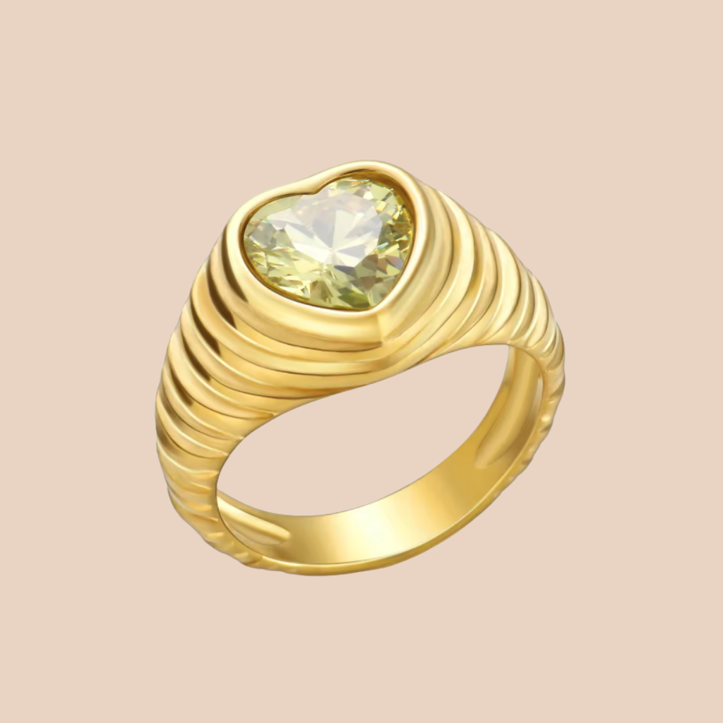 Luxe Love Ring Citrine