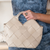 Woven Neoprene Bella Tote - Beige