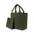 Woven Neoprene Large Tote - Khaki